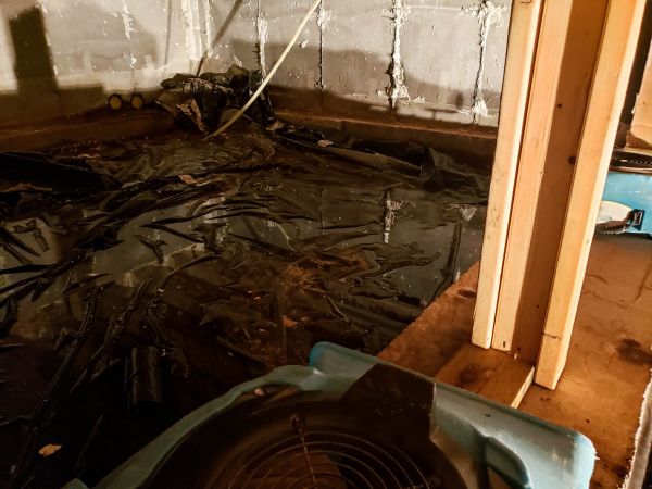 Crawlspace Water Cleanup in Nokomis